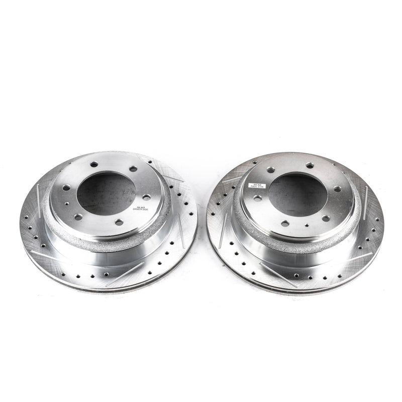 PowerStop fits Acura 96-99 SLX Rear Evolution Drilled & Slotted Rotors - Pair