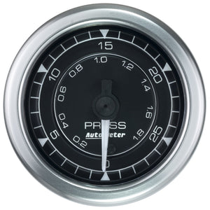 AutoMeter 8164 Autometer Chrono 2-1/16in 30PSI Pressure Gauge