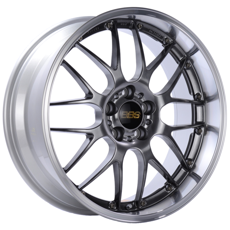 BBS RS914EDBPK RS-GT 18x9.5 5x112 ET32 Diamond Black Center Diamond Cut Lip Wheel -82mm PFS/Clip Required