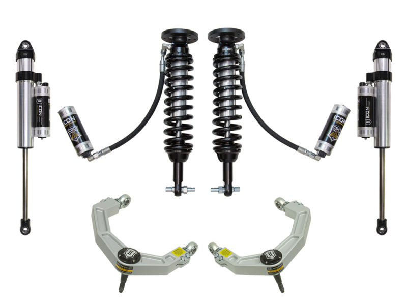 ICON K93065 2014 fits Ford F-150 4WD 1.75-2.63in Stage 5 Suspension System w/Billet Uca