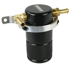 Moroso 85601 90-05 fits Mazda Miata Air/Oil Separator Catch Can - Small Body - B
