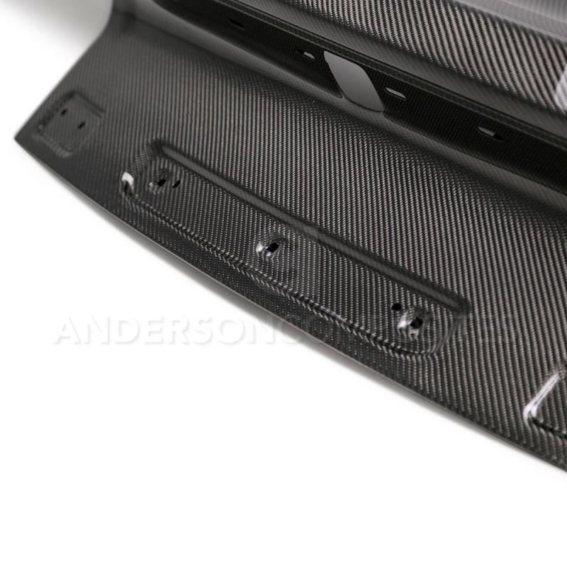 Anderson Composites AC-TL15FDMU-DS fits Ford 15-18 Mustang Type-OE Double Sided Carbon Fiber Decklid