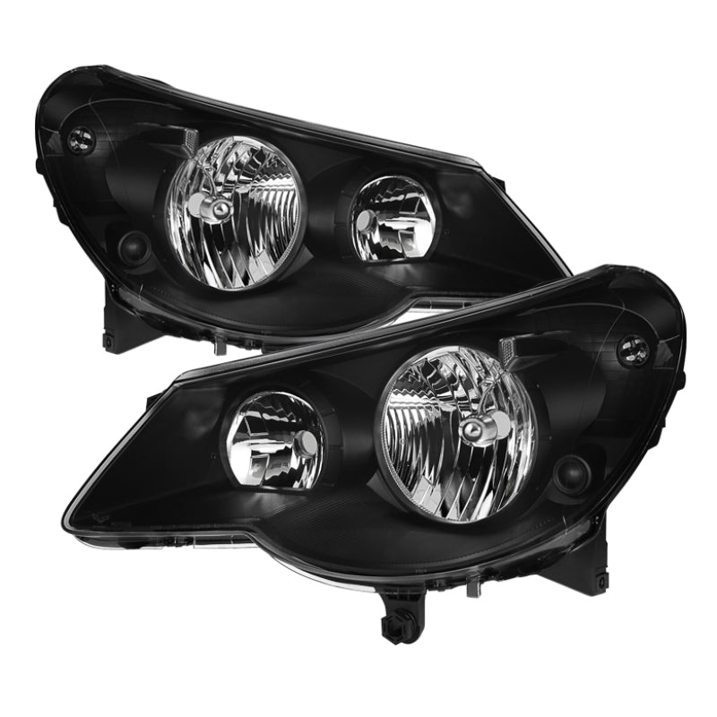 9029646 Xtune fits Chrysler 07-10 Sebring OEM Style Headlights Black HD-JH-CHR