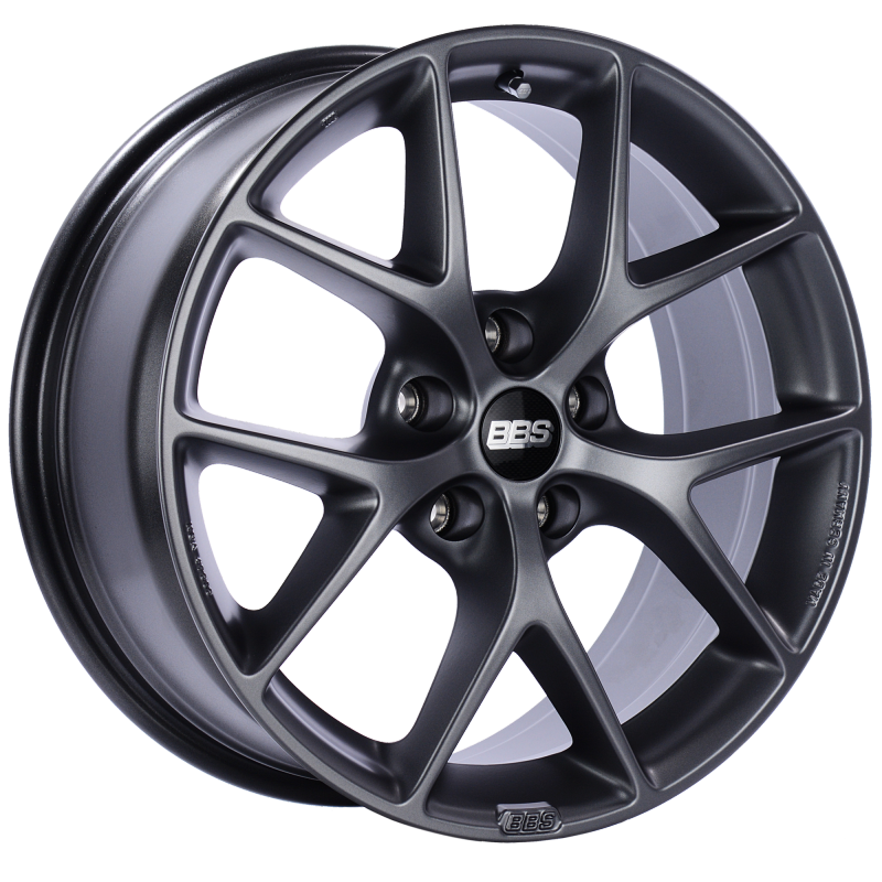 BBS SR024SG SR 18x8 5x100 ET48 Satin Grey Wheel -70mm PFS/Clip Required