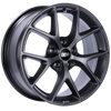 BBS SR024SG SR 18x8 5x100 ET48 Satin Grey Wheel -70mm PFS/Clip Required