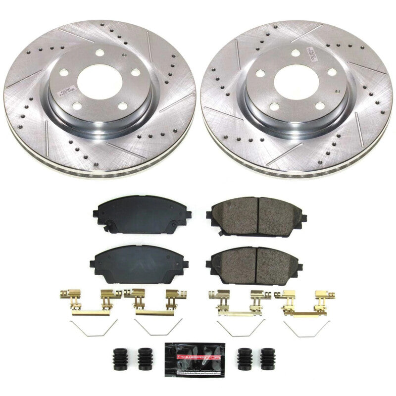 Power Stop K8755 20-22 fits Mazda CX-30 Front Z23 Evolution Brake Kit