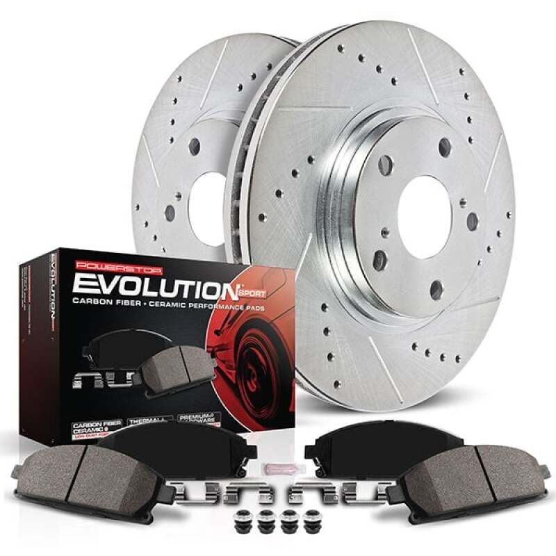 Power Stop K8933 2023 fits Ford Bronco Sport Rear Z23 Evolution Brake Kit