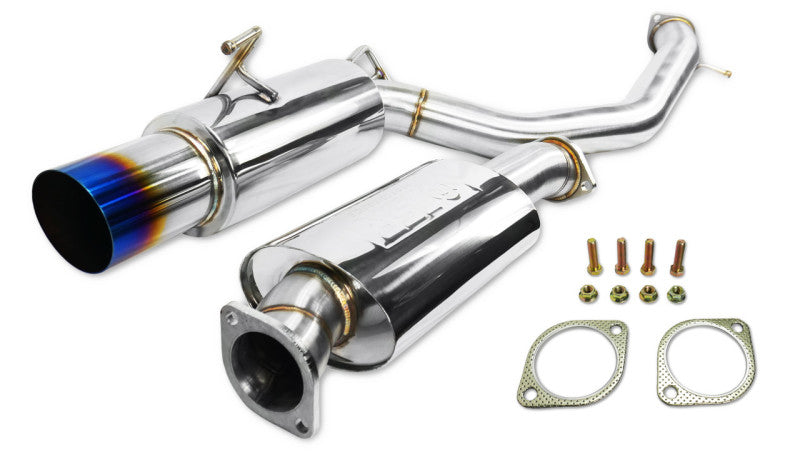 ISR Performance IS-GT-370Z-BT GT Single Exhaust With Burnt Tip - fits Nissan 370Z