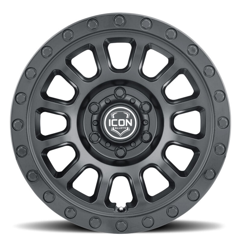 ICON 8018907345DB Hulse 18x9 x5 -12mm Offset 4.5in BS Double Black