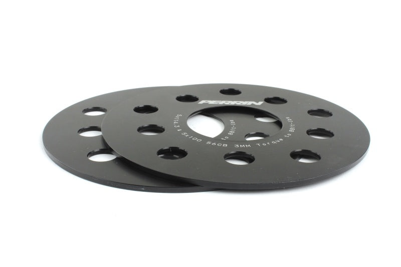 Perrin PSP-WHL-103BK fits Subaru 5x114.3/5x100 3mm Slip-On Wheel Spacers - w/ 56mm Hubs (No Studs)