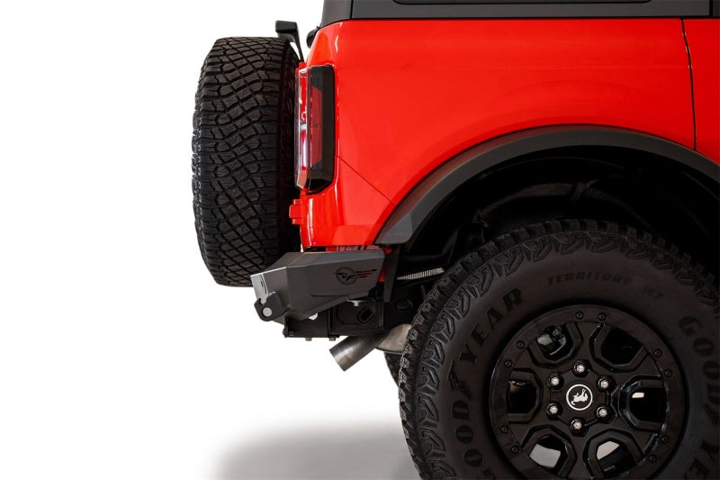 Addictive Desert Designs R23012NA01NA 2021+ fits Ford Bronco Rock Fighter Rear Bumper - Hammer Black