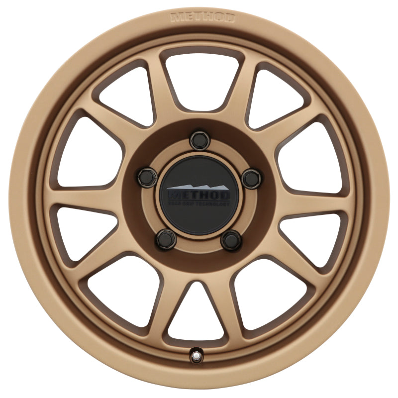 Method MR70278558900 MR702 17x8.5 0mm Offset 5x150 110.5mm CB Method Bronze Wheel