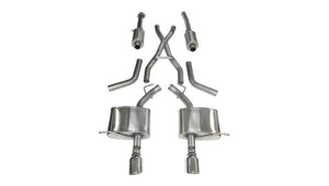 CORSA Performance 14459 Corsa 2011-2024 fits Dodge Durango 5.7L V8 Polished Sport Dual Rear Cat-Back Exhaust
