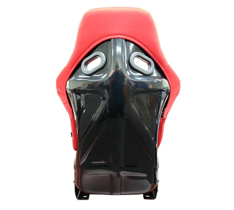 NRG FRP-300RD FRP Bucket Seat (Red Cloth) - Large