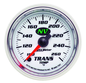 AutoMeter 7357 Autometer NV 2-1/16in 100-260 Deg F Digital Stepper Motor Transmission Temp Gauge