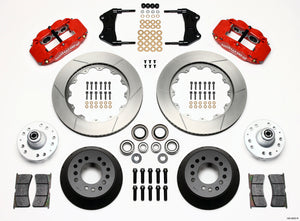 Wilwood 140-9920-R fits Narrow Superlite 6R Front Hub Kit 14.00in Red WWE ProSp