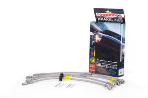 Goodridge 25048 04-13 fits Mazda 3/Mazdaspeed3 Stainless Steel Brake Line Kit