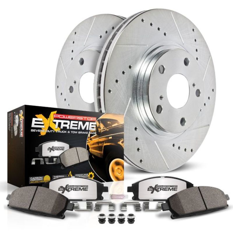 Power Stop K2194-36 05-06 fits Dodge Ram 1500 Front Z36 Truck & Tow Brake Kit