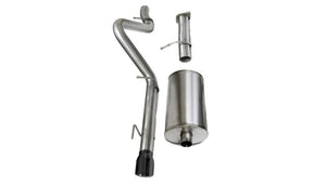 CORSA Performance 14256BLK Corsa 2006-2008 fits Chevrolet Trailblazer SS 6.0L V8 Black Sport Cat-Back Exhaust