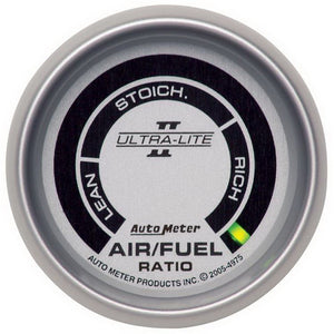 AutoMeter 4975 Autometer Ultra-Lite II 2 1/16in Air/Fuel Ratio-Narrowband Lean-Rich LED Array Gauge