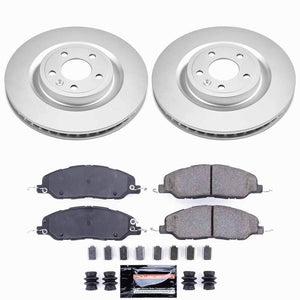 Power Stop 11-14 Ford Mustang Front Z23 Coated Brake Kit
