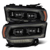 AlphaRex 880549 fits Ram 19-21 2500 LUXX LED Proj Headlights Plank Style Alpha Blk w/Activ Light/Seq Signal/DRL