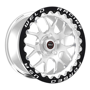 Weld  77HP7100W67F S77 17x10 / 5x115 BP / 6.7in BS Polished Wheel (High Pad) - B