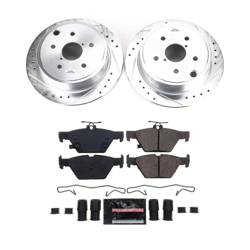 Power Stop K9014 2021 fits Subaru WRX Rear Z23 Evolution Brake Kit
