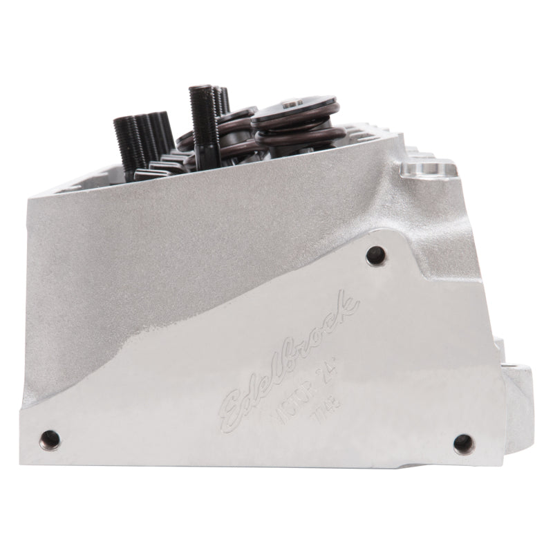 Edelbrock 77485 Cyl Head BBC Victor Jr 24 Deg Rect Port 300cc 106cc Combustion Chamber