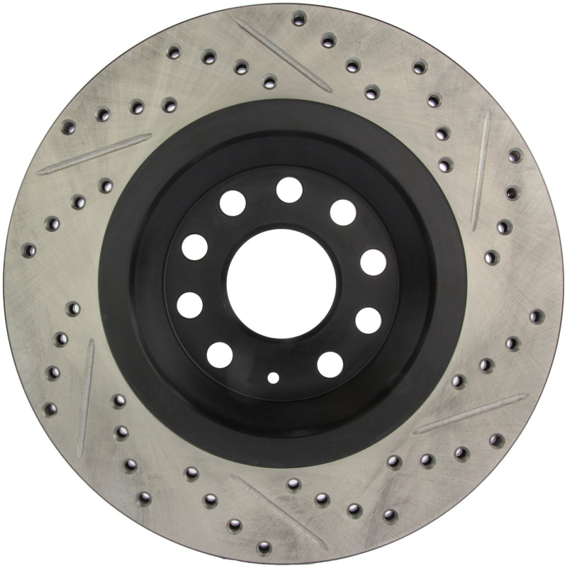 Stoptech 127.33113R 09 VW Passat CC / 06-09 Passat Slotted & Drilled Right Rear Rotor