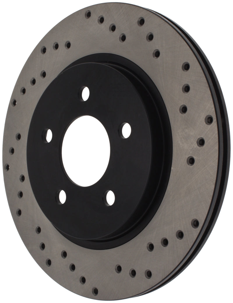 Stoptech 128.61087R 05-10 fits Ford Mustang V6/4.0L / GT V8/4.6L Cross Drilled Right Rear Rotor