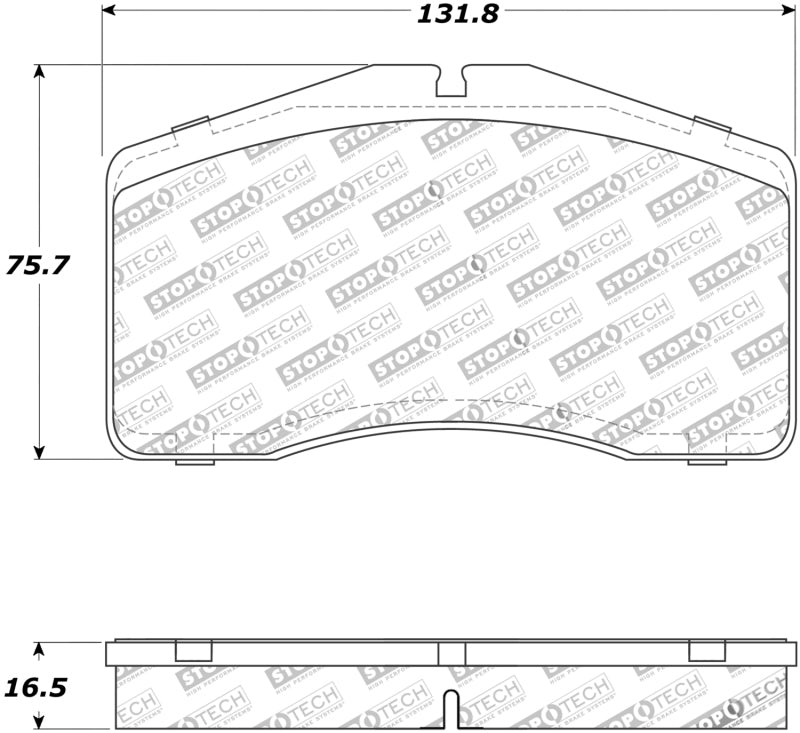 Stoptech 308.0594 Street Touring 92-98 Porsche 911 Front Brake Pads