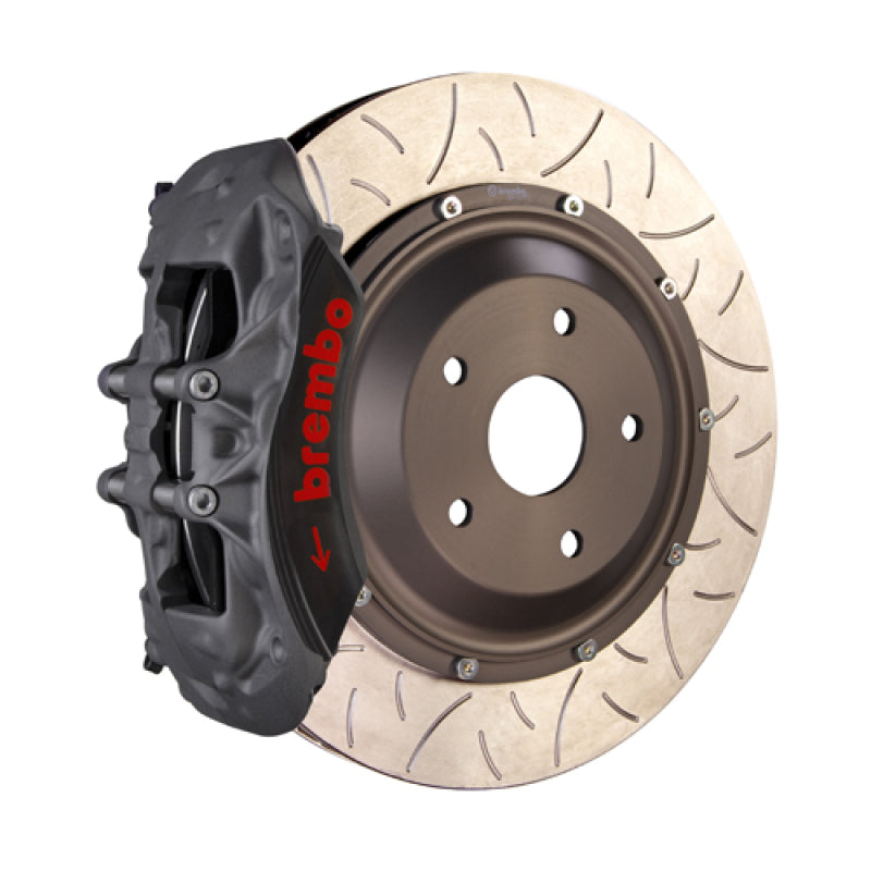 Brembo 3K3.8078A Brembo 15-16 fits Porsche 981 Cayman GTS (PCCB Equipped) PISTA Front Race BBK 2pc 355x35x53a 2pc Rotor T3