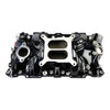 Edelbrock Chevy SB Performer EPS Manifold w/ Oil Fill Tube - Black Plasma