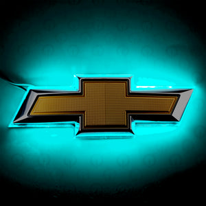 ORACLE Lighting 3157-010 Oracle 14-15 fits Chevrolet Camaro Illuminated Bowtie - Dual Intensity - Aqua