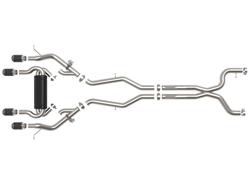 AFE 49-36351-C rce XP Exhausts Cat-Back SS 19-21 fits BMW M2 Competition L6-3.0