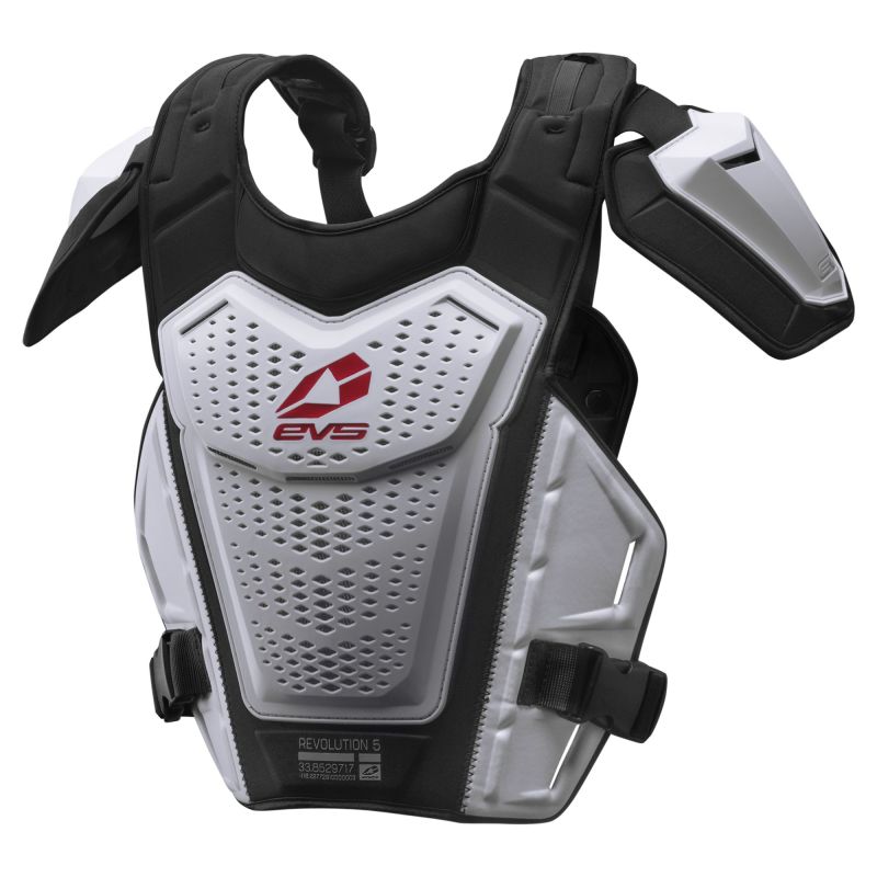 EVS RV5-W-L/XL Revo 5 Roost Deflector White - Large/XL