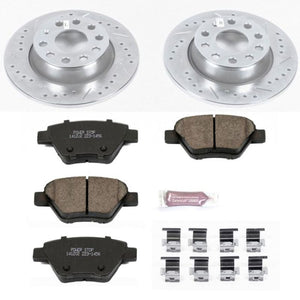 PowerStop K5667 fits Audi 10-12 A3 Rear Z23 Evolution Sport Brake Kit