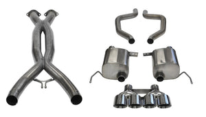 CORSA Performance 14766CB Corsa 2015+ fits Chevrolet Corvette C7 Z06 2.75in Dual Rear Xtreme Cat-Back Exhaust w/ Quad Polis