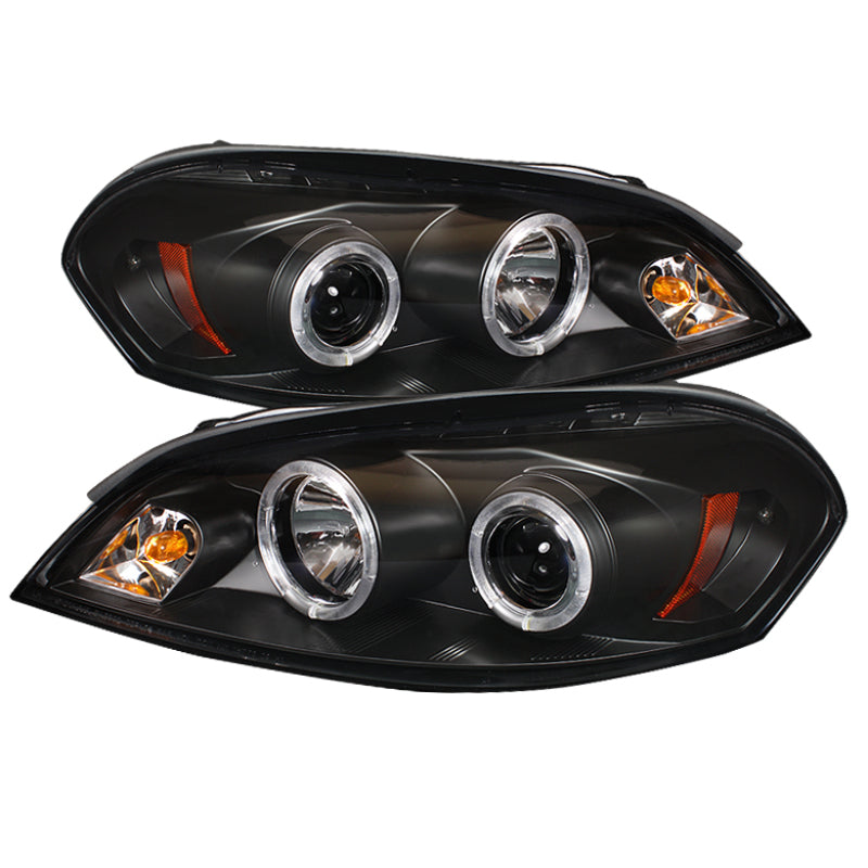 Spyder 5031716 fits Chevy 06-13 Impala Projector Headlights LED Halo LED Blk PR