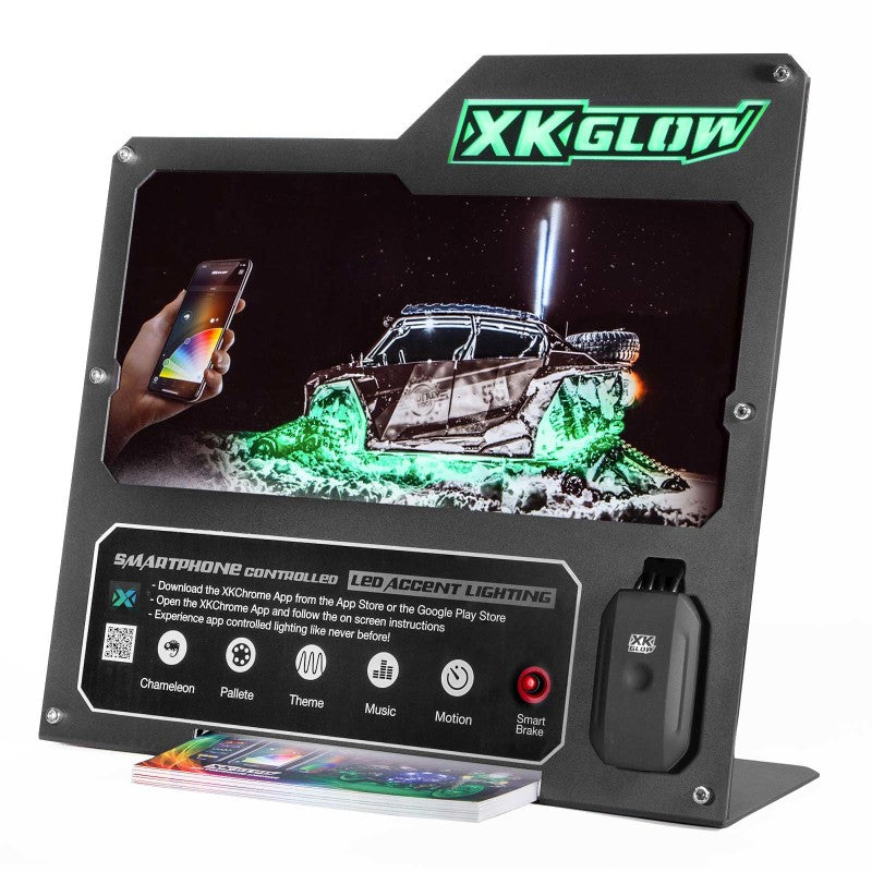 XK XK-DIS2-UTV Glow 2nd Gen Metal Countertop Display (UTV)