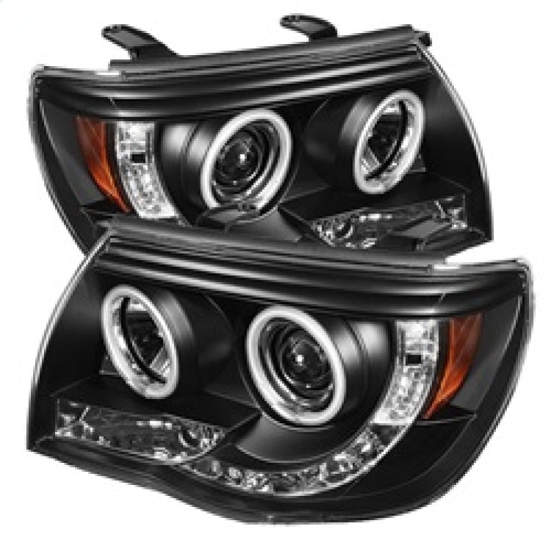 Spyder 5030283 fits Toyota 05-11 Tacoma Projector Headlights CCFL Halo LED Blk