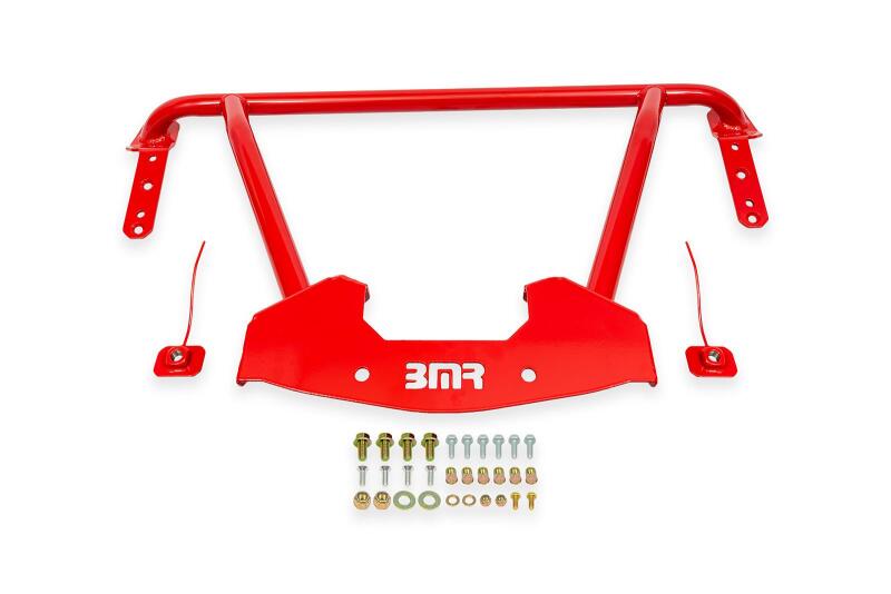 BMR CB400R 64-67 fits GM A-Body Bolt-On Front Reinforcement Chassis Brace - Red