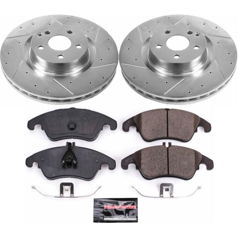 PowerStop fits Mercedes-Benz 12-15 C250 Front Z23 Evolution Sport Brake Kit