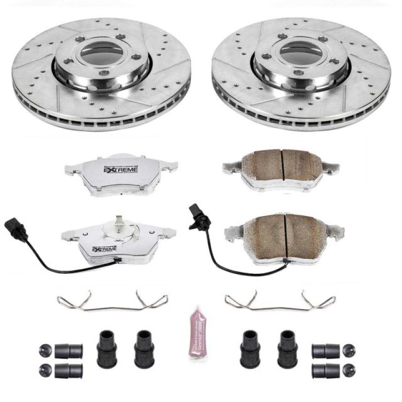 PowerStop K5229-26 05-06 fits Audi A4 Front Z26 Street Warrior Brake Kit