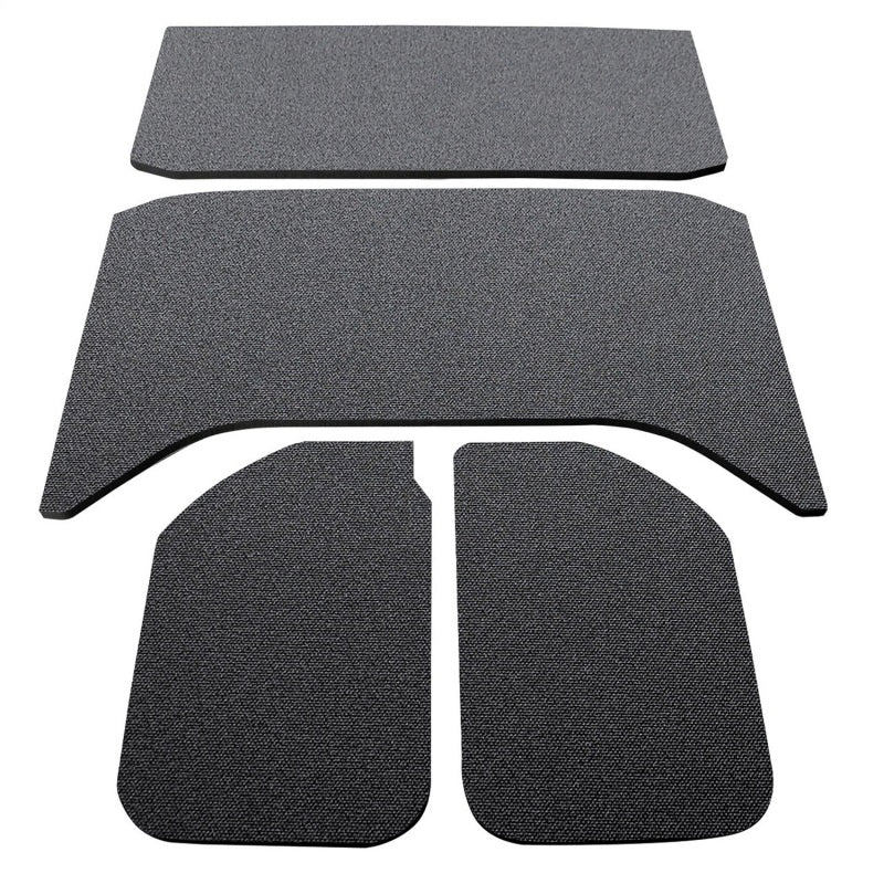 DEI  50137 fits Jeep 11-18 Wrangler JK 4-Door Boom Mat Headliner - 4 Piece - Bla