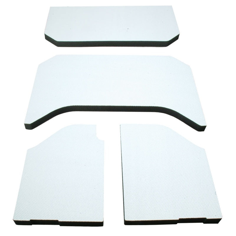 DEI 50141 11-18 fits Jeep Wrangler JK 4-Door Boom Mat Headliner-4 Piece-White