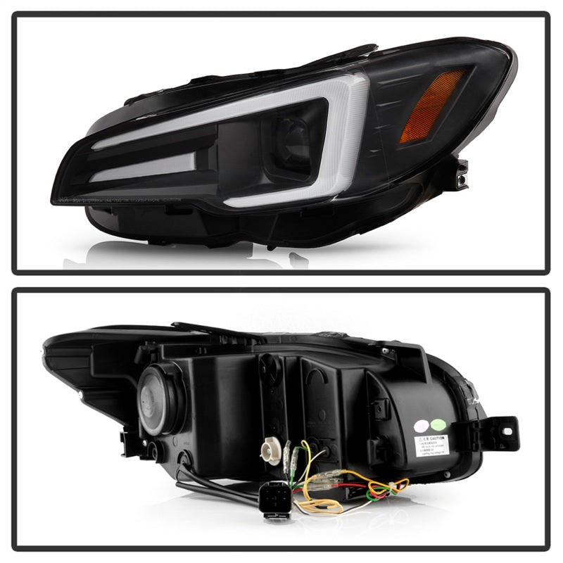 Spyder 5088093 fits Subaru 15-20 Impreza WRX Halogen High-Power LED Headlights-