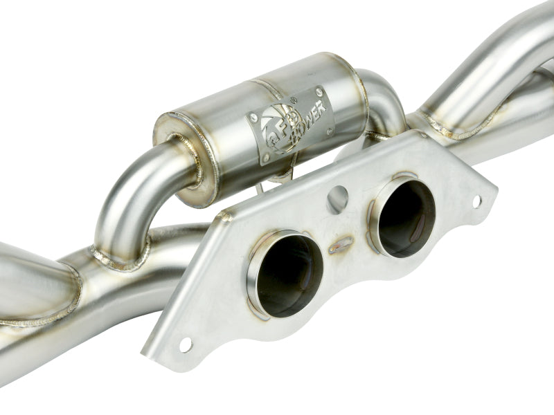 AFE 49C36434 MACHForce XP 304 Stainless Secondary Muffler Delete Pipe 14-19 fit