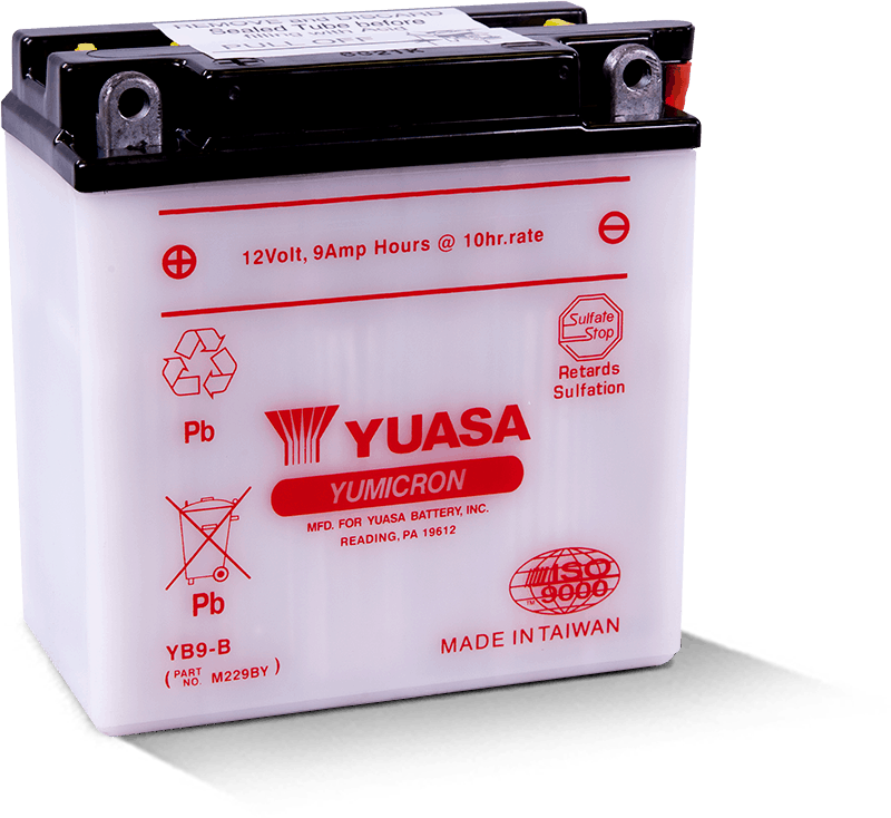 Yuasa YUAM229BY YB9-B Yumicron 12 Volt Battery